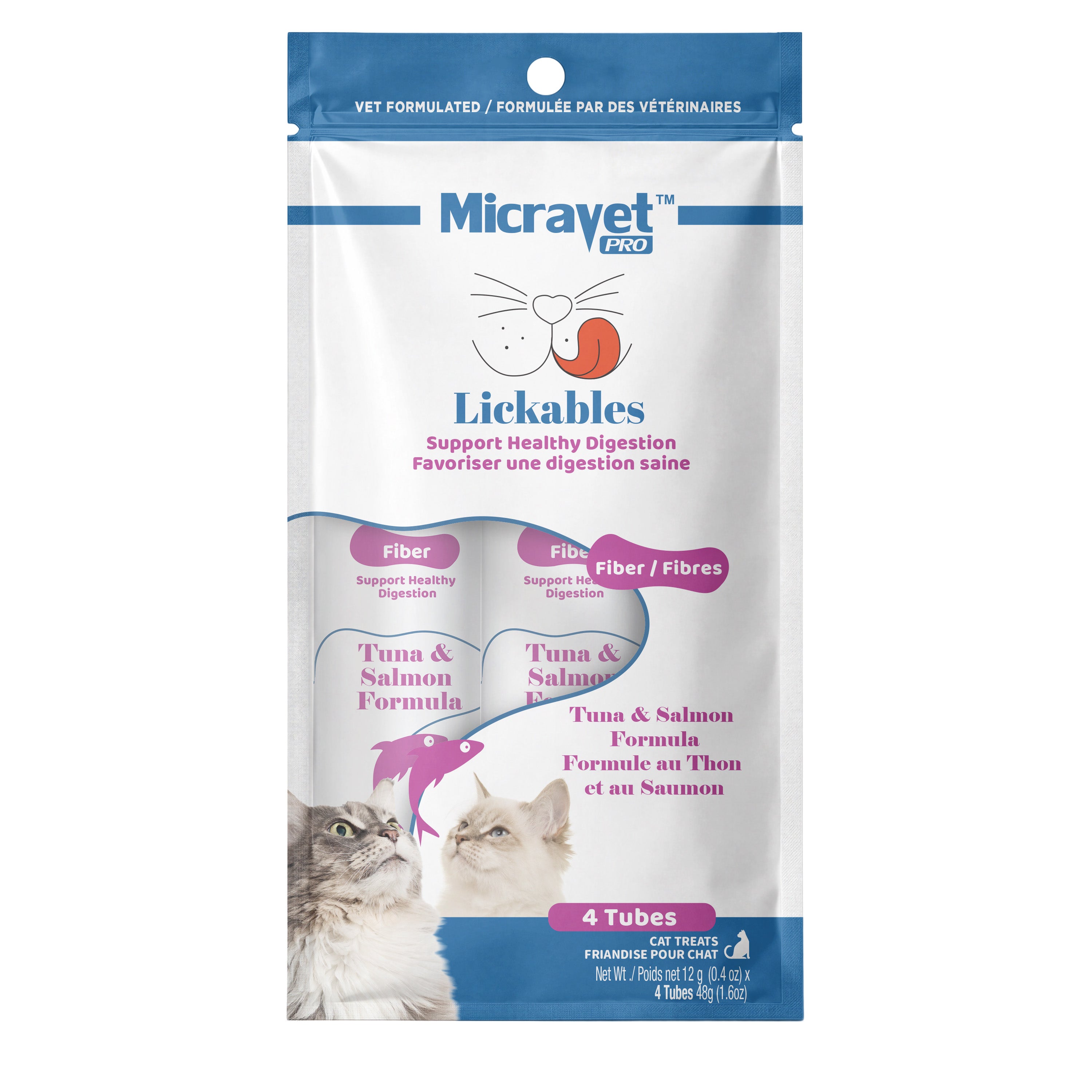 Micravet Lickables -Fiber (Tuna & Salmon Fomula )